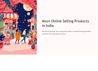 Most Online Selling Products in India: Top Choices Dominating the Market