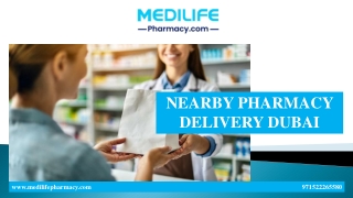 NEARBY PHARMACY DELIVERY DUBAI