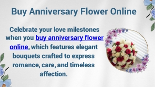 Buy Anniversary Flower Online