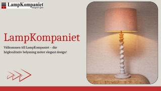 Stilfull Belysning för Badrum & Tavlor – LampKompaniet