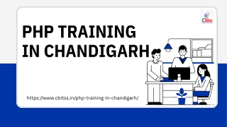 PHP Training in Chandigarh for Practical Web Development Skills