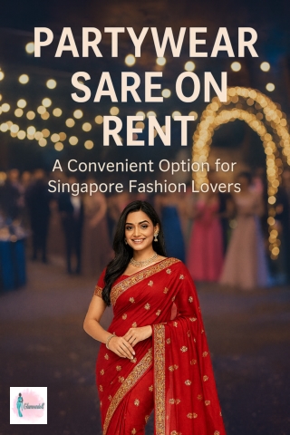 Partywear Saree on Rent A Convenient Option for Singapore Fashion Lovers