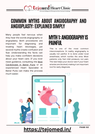 Common Myths About Angiography and Angioplasty Explained Simply