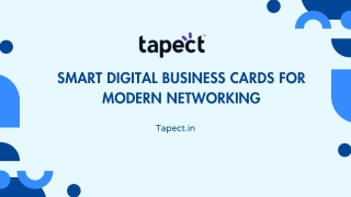 Smart Digital Business Cards for Modern Networking