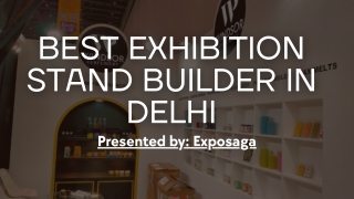 Professional Exhibition Stand Builder in Delhi for Brands & Exhibitors