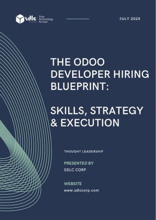 The Odoo Developer Hiring Blueprint