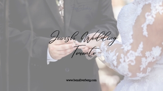 Jewish Wedding Toronto | Trusted Officiant Services