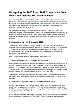 Navigating the 2025 Form 1099 Compliance_ New Rules and Insights You Need to Know