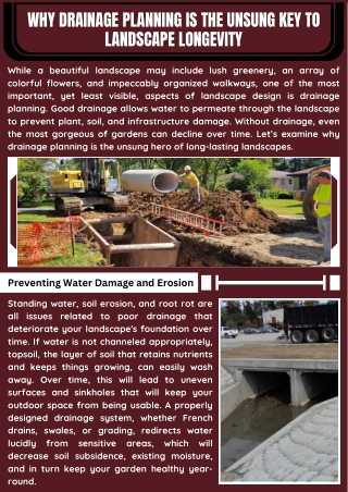 Comprehensive Drainage System Improvement Planning