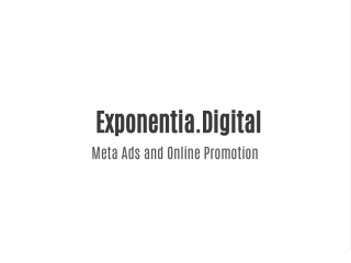 Exponentia Digital – A Socia Media Agency in Pune