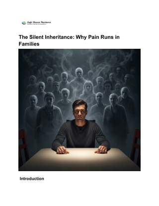 The Silent Inheritance Why Pain Runs in Families