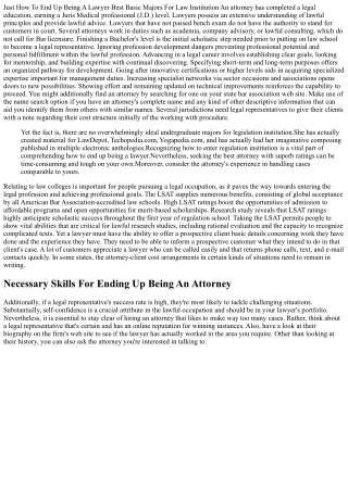 Opinion: How To Select The Ideal Attorney For Your Demands Springfield Organizat