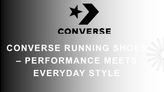 Converse Running Collection – Your Perfect Running Shoes for Men and Women