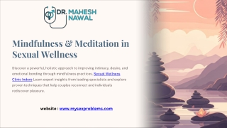 Boost Intimacy Naturally with Meditation  Wellness Clinic Indore