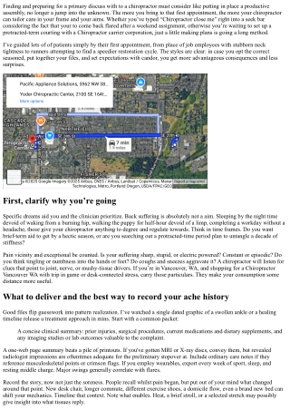 How to Prepare for a Visit to a Chiropractor Near Me