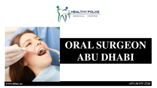 ORAL SURGEON ABU DHABI
