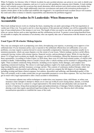 When To Seek Advice From A Lawyer For A Vehicle Mishap? Callender Bowlin