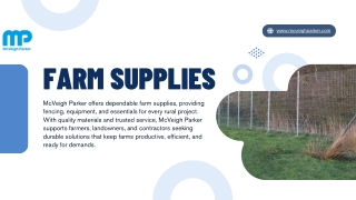 Farm supplies