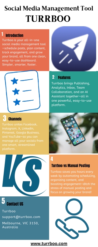 Social Media Management Tool - Turrboo
