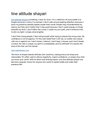 line attitude shayari (1)