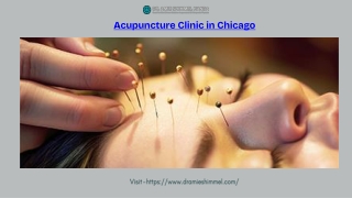 Acupuncture Clinic in Chicago