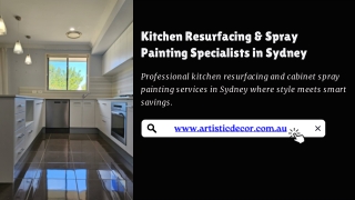Transform Your Kitchen with Professional Resurfacing & Spray Painting