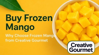 Buy Frozen Mango in Australia with Creative Gourmet