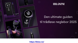 Den ultimate guiden til trådløse neglebor 2025 Alt du trenger å vite om bærbar negleperfeksjon