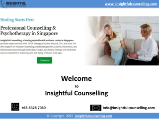 Counselling for Anxiety Singapore -Insightful Counselling