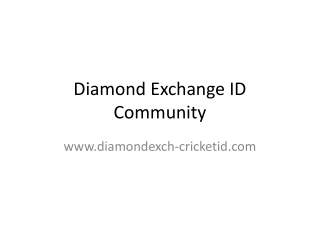 Diamond Exchange ID: Elevate Every Moment You Play