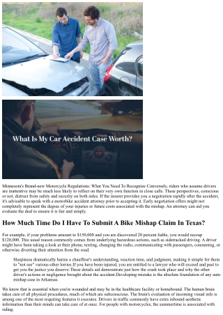 Why Do Motorists Often Stop Working To See Motorcyclists When Traveling?