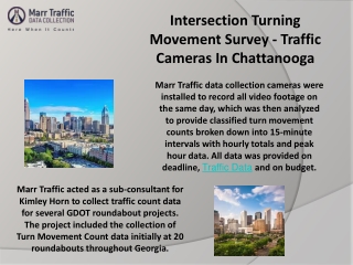 Intersection Turning Movement Survey Chattanooga - Traffic Cameras In Chattanooga