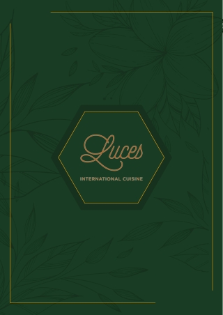 Luces International Cuisine Beverage Menu | HE Hotel Apartments