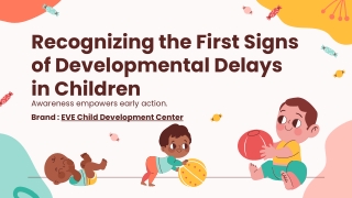 Social & Emotional Development: Early Warning Signs