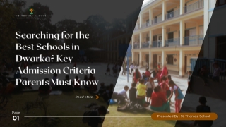 Searching for the Best Schools in Dwarka Key Admission Criteria Parents Must Know