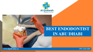 BEST ENDODONTIST IN ABU DHABI