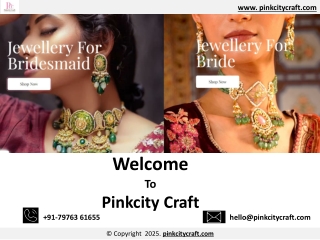 Jaipuri Jewellery Online Shopping- Pinkcity Craft