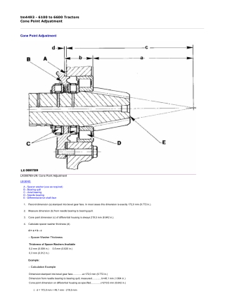 John Deere 6600 Tractors Service Repair Manual Instant Download (TM4493)