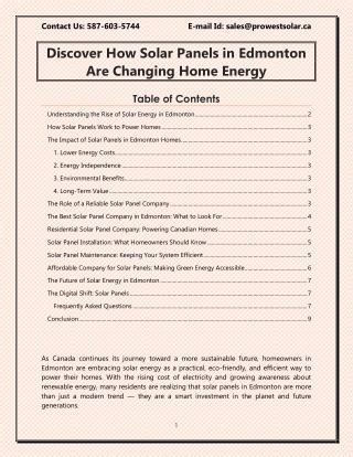 Discover How Solar Panels Installation Are Changing Home Energy