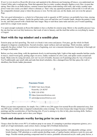 House Painter in Roseville CA: Exterior Prep You Can DIY