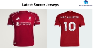 Latest soccer Jerseys