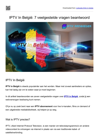 IPTV België