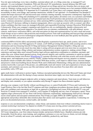 The Legal Market's Digital Backbone: The Critical Role of IT Support for Ft Laud