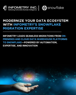 Modernize Your Data Ecosystem with Infometry’s Automated Snowflake Migration
