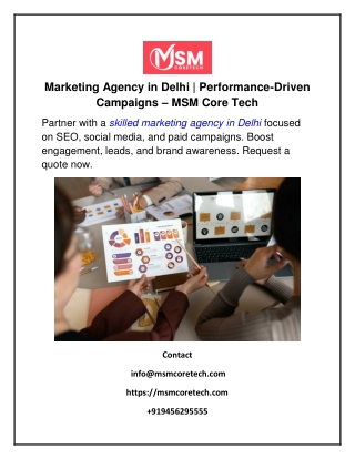 Marketing Agency in Delhi