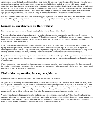 Licensed Plumber Certifications: What They Mean