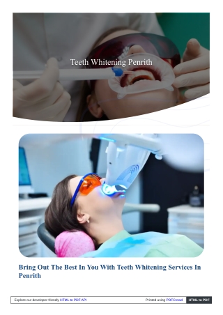 Teeth Whitening Penrith