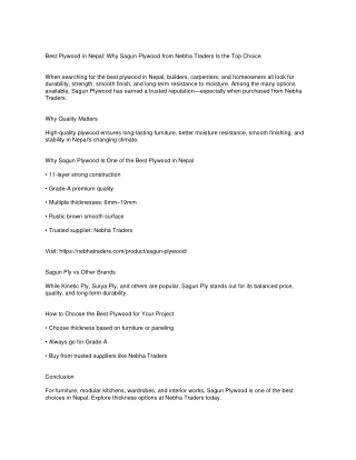 best_plywood_in_nepal