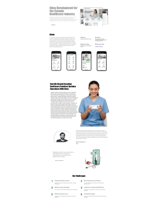 Odoo Development for the Canada Healthcare Industry - SDLC Corp