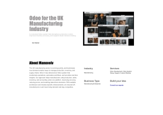 Odoo Manufacturing Solutions in the UK